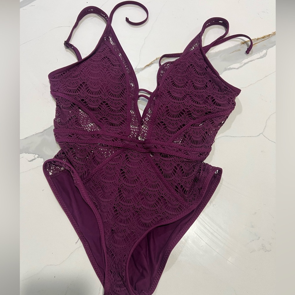 One piece crochet BECCA swim suit